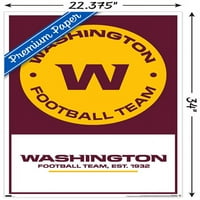 Washington labdarúgó -válogatott - Logo Wall Poster, 22.375 34