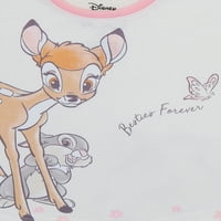 Bambi kisgyermek lány pizsama szett, 2 részes, méretek 2T-5T