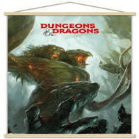 Dungeons And Dragons-Demogorgon fali poszter fa mágneses kerettel, 22.375 34