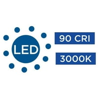 Párhuzamos LED gyűjtemény Szatén sárgaréz 11 LED Fali konzol