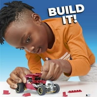 Hot Wheels Csontrázó építési készlet, építési játékok gyerekeknek