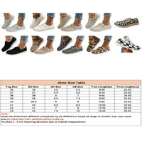 Audeban Női Slip-on naplopók könnyű alkalmi cipő Comfort Walking vászon cipők Fekete 7