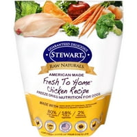 Stewart Pro-Treat nyers Naturals csirke recept fagyasztva szárított kutyaeledel, 12 oz táska