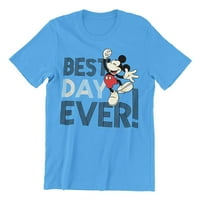Disney legjobb nap valaha Mickey egér felnőtt unise póló világoskék