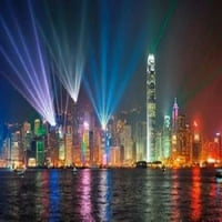 A fények szimfóniája, Hong Kong Poszter Nyomtatás névtelen