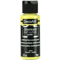 DecoArt Americana többfelületű akril szín, oz., Csaj
