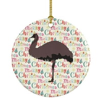 Emu Karácsonyi Kerámia Dísz