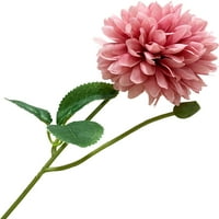 Alaptársok mesterséges virágok, 31,5 rózsaszín fejek, egy hosszú szárú fau magas elpirult anya golyók