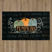 Mohawk Home Pumpkins, szőnyeg, fekete, 2 '6 4' 2