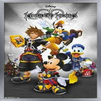 Disney Kingdom Hearts-Kollázs Fali Poszter, 22.375 34