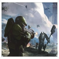 Halo Végtelen-Master Chief Warzone Fali Poszter, 14.725 22.375