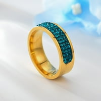 Gél Gyűrűk nőknek Eljegyzés kerek vágott cirkonok Női jegygyűrű ékszer gyűrűk nőknek teljes gyémánt női gyűrű teljes