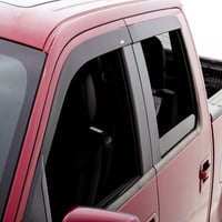 Ford Ranger Crew Cab Csak Ventvisor Alacsony Profilú Ablakterelők-Matt Fekete