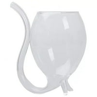 Fdelink víz pohár üveg hőálló üveg szívó gyümölcslé tej csésze tea csésze 300ml