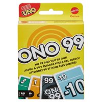 Kártyajáték az Uno készítőitől gyerekeknek, felnőtteknek és játék estének, Számok hozzáadása és ne menj át 99