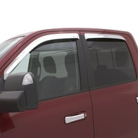 Automatikus Ventshade AVS króm Ventvisor oldalsó Ablakterelő, 4 darabos készlet 2009-Dodge Ram 1500; Ram Classic, illik