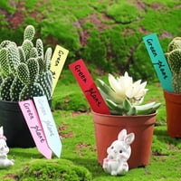 Műanyag növény óvoda kerti címkék színek Pot Marker kerti tét címkék vízálló növény markerek, növény címkék palánta