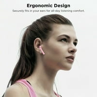 Bluetooth fülhallgató valódi vezeték nélküli sztereó fülhallgató w Mic Pink N Motorola Revvlry Plus, Edge Plus, Moto
