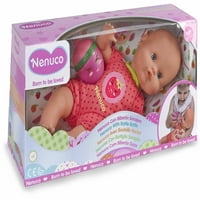 Nenuco-puha baba baba csörgő palackkal, színes ruhák