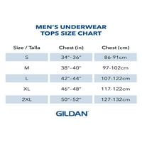 Gildan Férfi Rövid ujjú pamut Stretch V-nyakú pólók, legfeljebb 2XL, 3-csomag