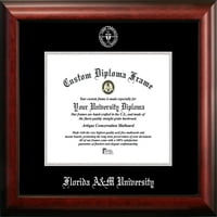 Florida A & M Egyetem 11W 8.5 h ezüst dombornyomott Diploma keret