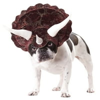 Triceratops Xsmall kutya jelmez Halloween öltöztetős fejdísz kalap XS Animal Planet