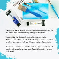 Princeton Brush Select Artiste Brush, Lapos Árnyékoló, 10