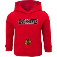 Csecsemő piros chicago blackhawks csapat logó pulóver kapucnis pulóver