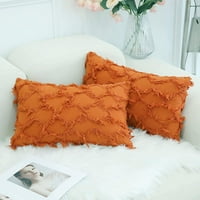 Rush Orange dekoratív párnahuzatok Boho dobja párnahuzatok kanapé és kanapé, pamut S2418