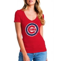 Chicago Cubs női rövid ujjú csapat színes grafikus póló