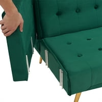 A kanapé egy kanapé kanapé kanapé kanapé többfunkciós összecsukható kanapé fém lábakkal bársony futon kanapé kanapé