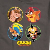 Crash Character Group-Férfi Rövid ujjú grafikus póló
