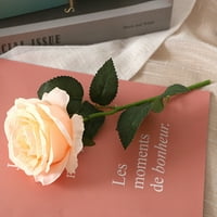 BetterZ művirág reális látszó hajlított szabadon Fau selyem virág szimuláció rózsa csokor virág dekoráció otthoni
