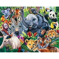 Remekművek Puzzle gyerekeknek-Safari barátok-11.5 x15