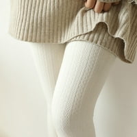 fvwitlyh Műkorcsolya nadrág láb nélküli női kötés Twist Bottoming zokni harisnya hosszú szoknya Női Leggings