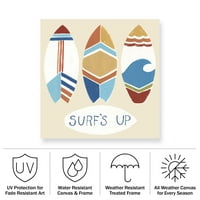 Június Erica Vess 'Surfs Up I' kültéri vászon