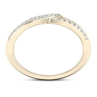Imperial 1 3Ct TDW Diamond 10K sárga arany gyémánt kavargó divatgyűrű