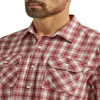 Wrangler® férfi rövid ujjú kockás ing, S-5XL méretű