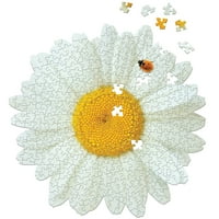 Madd Capp: DAISY vagyok-Kirakós játék-Virág alakú Puzzle, 23x23 kész méret, szórakoztató adatlapot tartalmaz