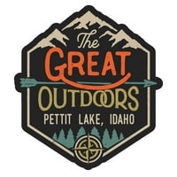 Pettit Lake Idaho Ajándéktárgy Dekoratív Matricák