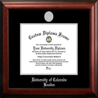 Colorado Egyetem, Boulder 11W 8,5 h ezüst dombornyomott Diploma keret