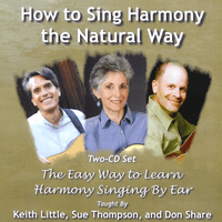 Sue Thompson, Keith Little & Don Share - hogyan énekeljük a harmóniát a természetes módon: 2-CD készlet-CD