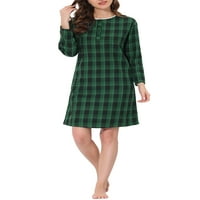 Egyedi olcsó női pizsama ruha zsebekkel Nightsirt Lounge Sleepwear Nightgown