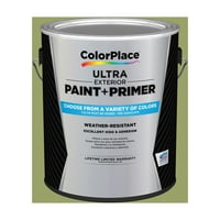 Colorplace Ultra külső festék és alapozó, Safari Green, félig fényes, gallon