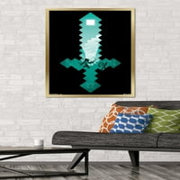 Minecraft-Gyémánt Kard Fali Poszter, 22.375 34