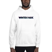 2XL Tri Color Winter Park kapucnis pulóver pulóver az Undefined Gifts által