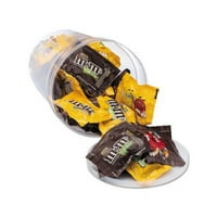 Cukorka kádak csokoládé és mogyoró Mandmák, 1. lb visszazárható műanyag kád