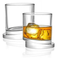 JoyJolt díjnyertes Aqua Vitae kerek Whisky szemüveg oz egyedi Ivópoharak