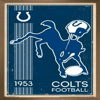 Indianapolis Colts - Retro Logo Wall poszter, 22.375 34