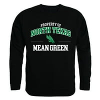 Észak-Texasi Egyetem jelentése Zöld ingatlan Legénység nyakú pulóver pulóver pulóver fekete kicsi